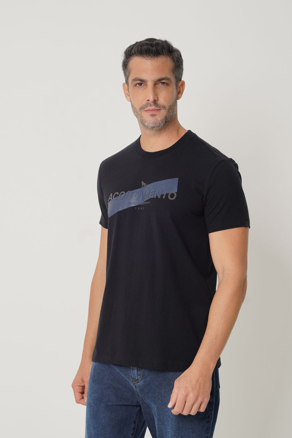 Camiseta Urban Style Masculina Acostamento Preto