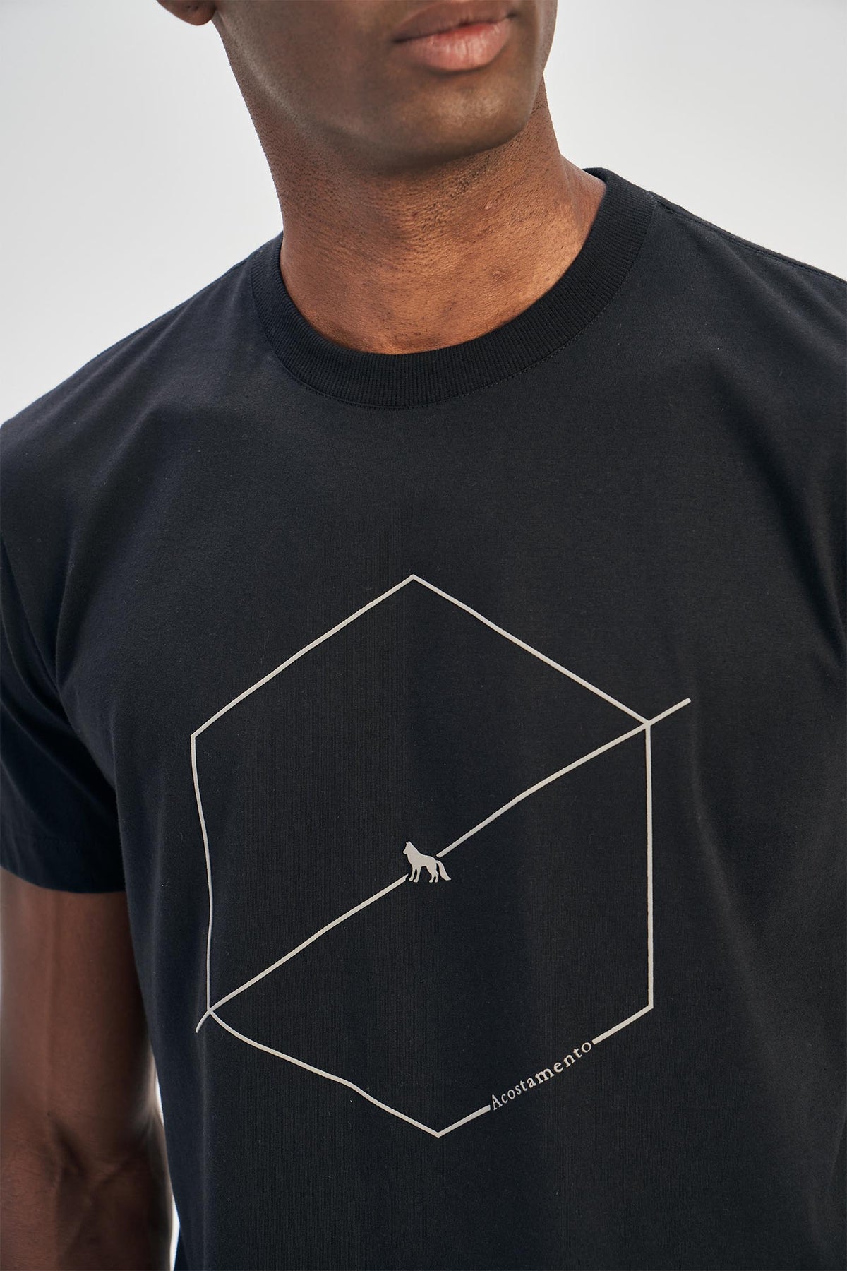 Camiseta Form Line Masculina Acostamento Branco