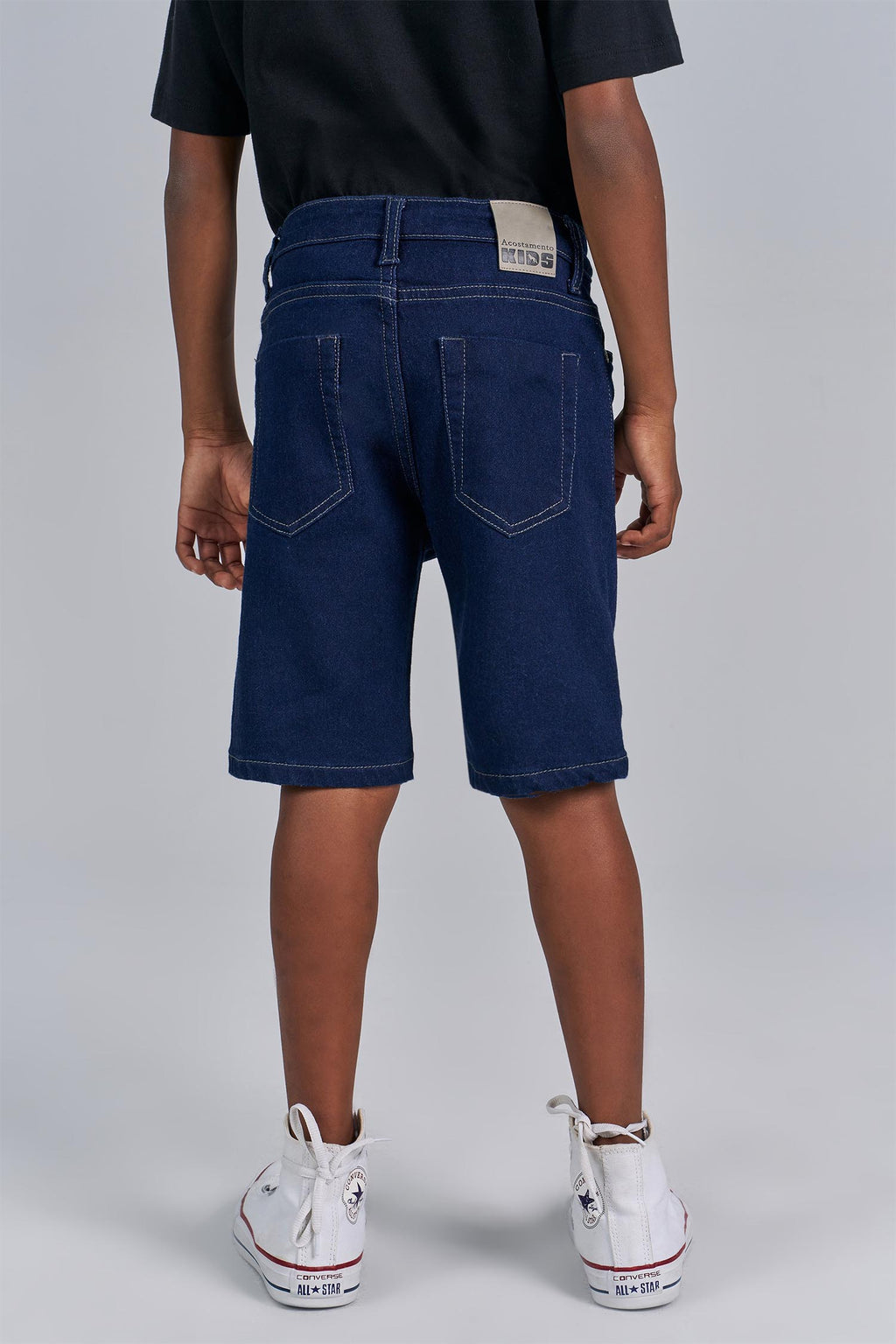 Bermuda Jeans Classic Menino Acostamento Next Jeans Escuro