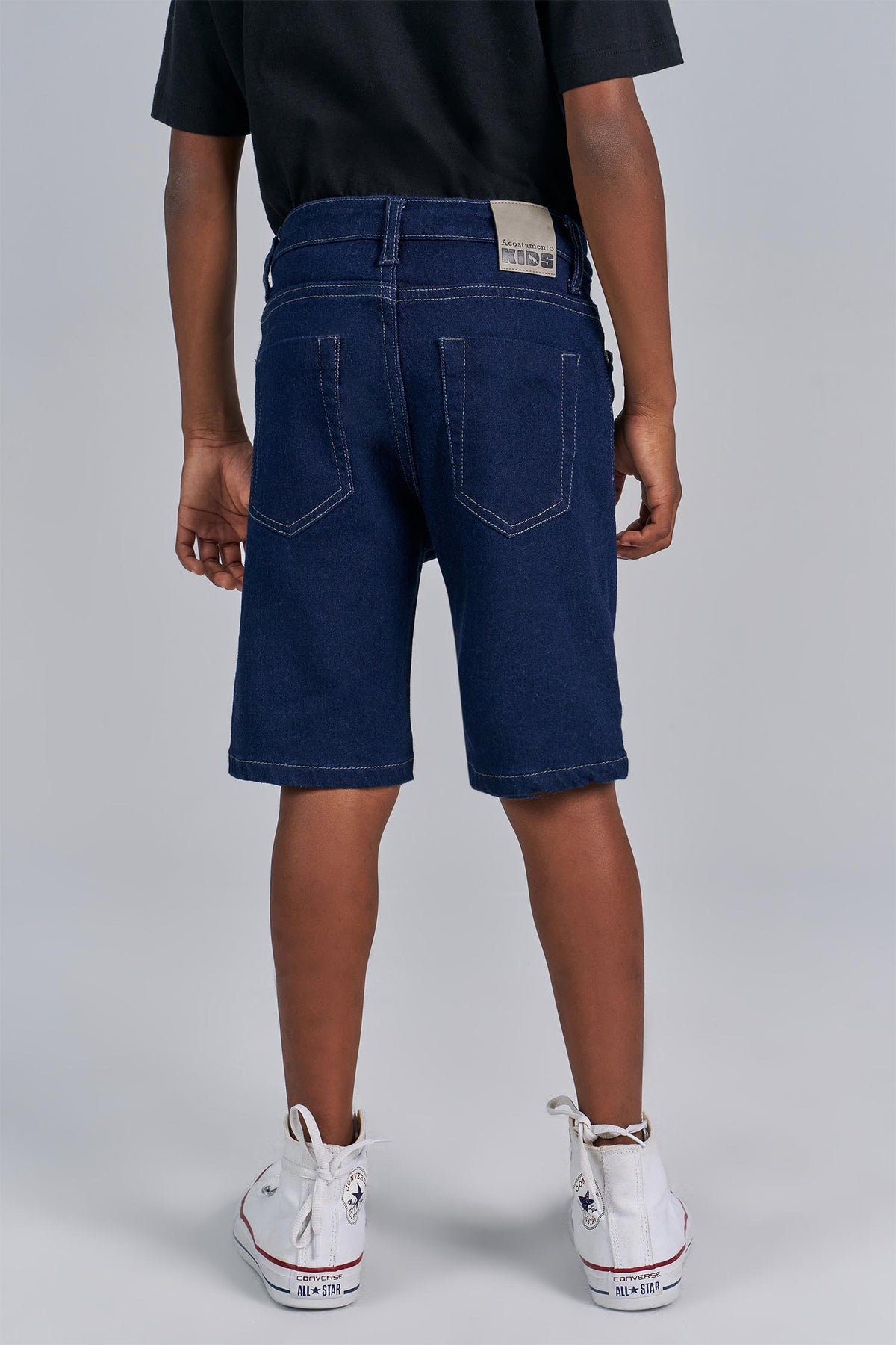 Bermuda Jeans Classic Menino Acostamento Next Jeans Escuro