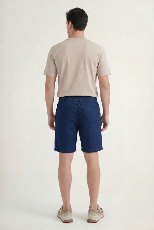 Bermuda Chino Fit Wash Masculina Acostamento Jeans