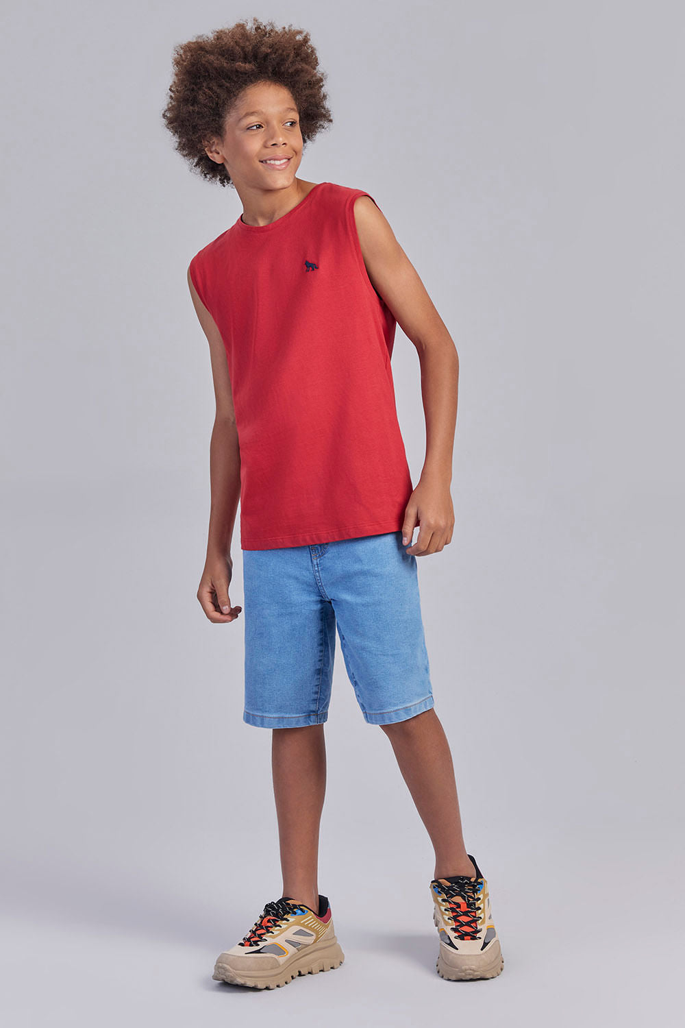 Regata Essential Menino Acostamento Next Vermelho Chilli