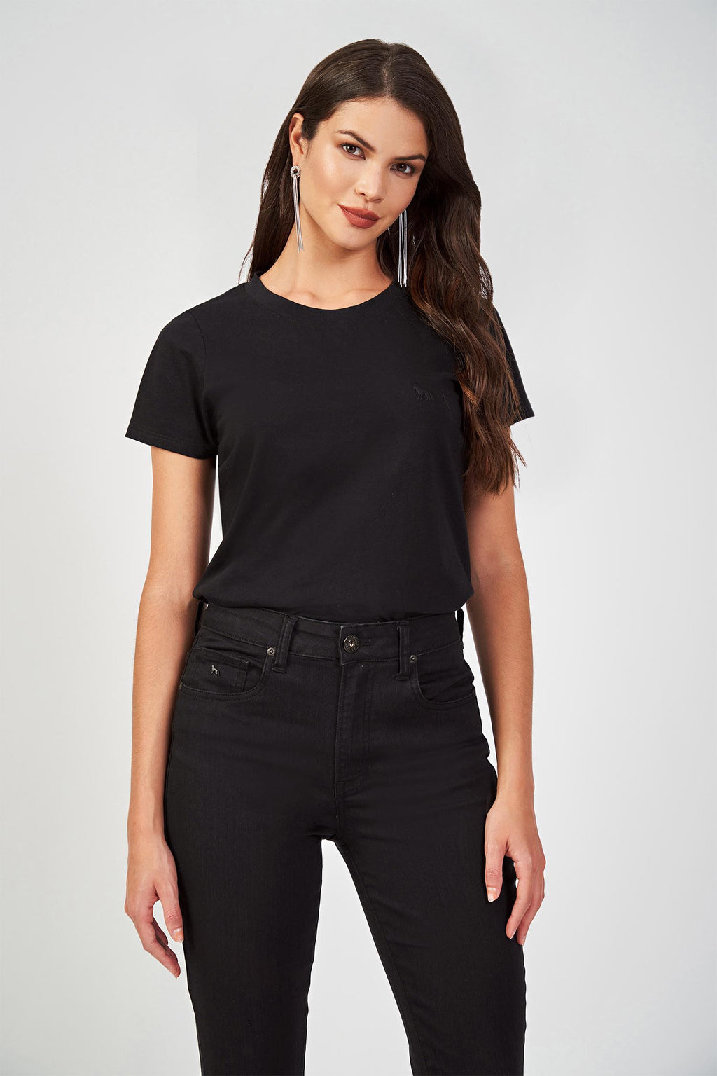 T-Shirt Wolf Fashion Feminina Acostamento Verde Militar