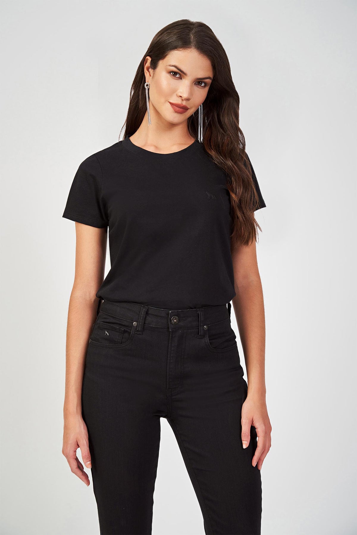 T-Shirt Wolf Fashion Feminina Acostamento Verde Militar