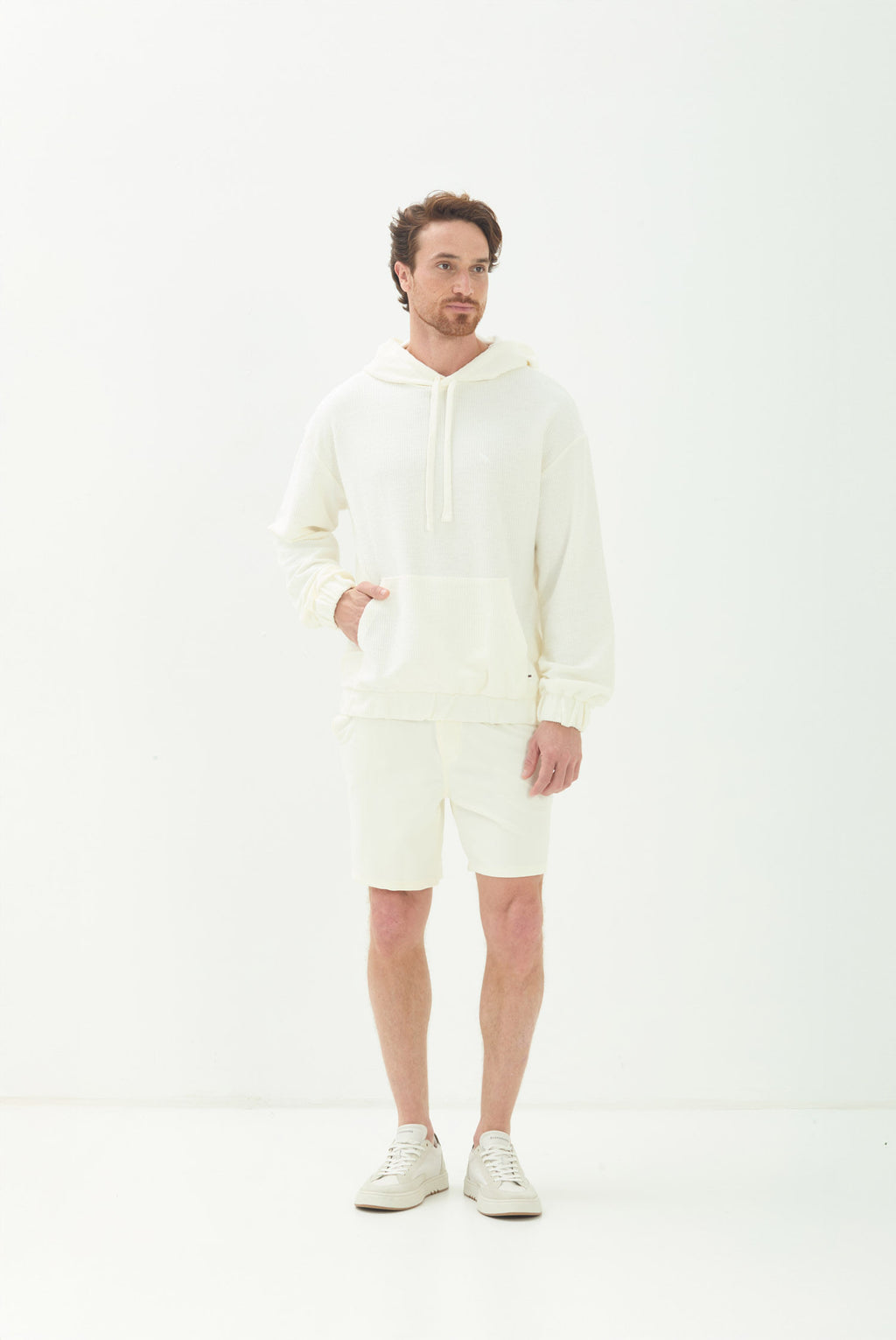 Blusão Texturizado Masculino Acostamento Off White