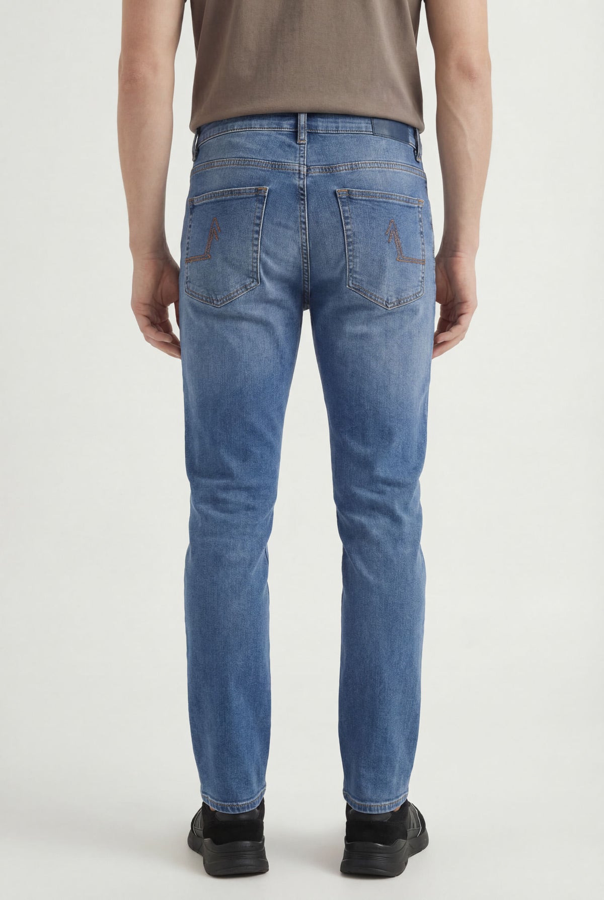 Calça Jeans Skinny Masculina Acostamento Jeans Intermediario