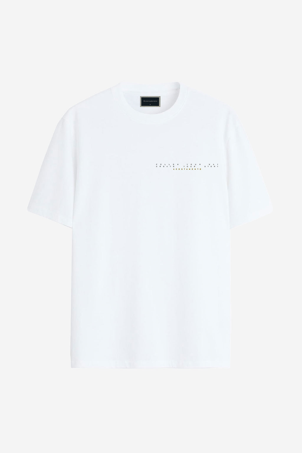 Camiseta Instinct Masculina Acostamento Branco