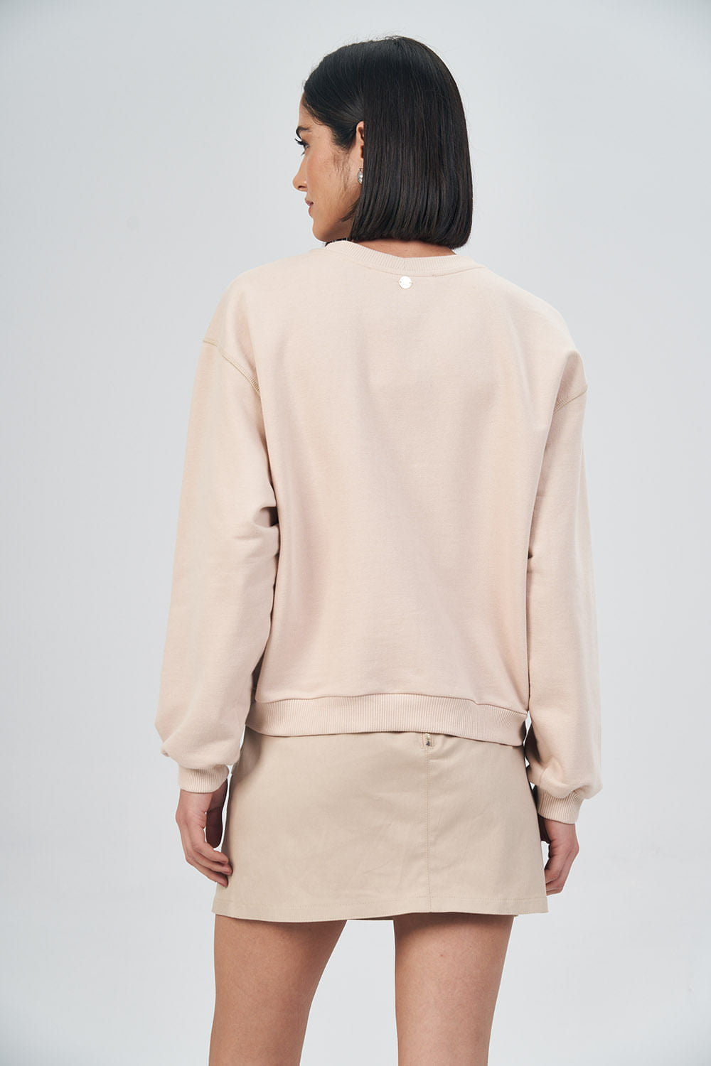 Blusão Moletom Wolf Feminino Acostamento Sand