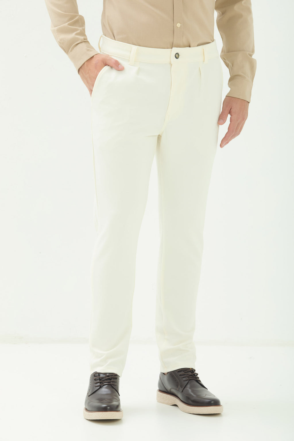 Calça Tech Alfaiataria Slim Masculina Acostamento Off White