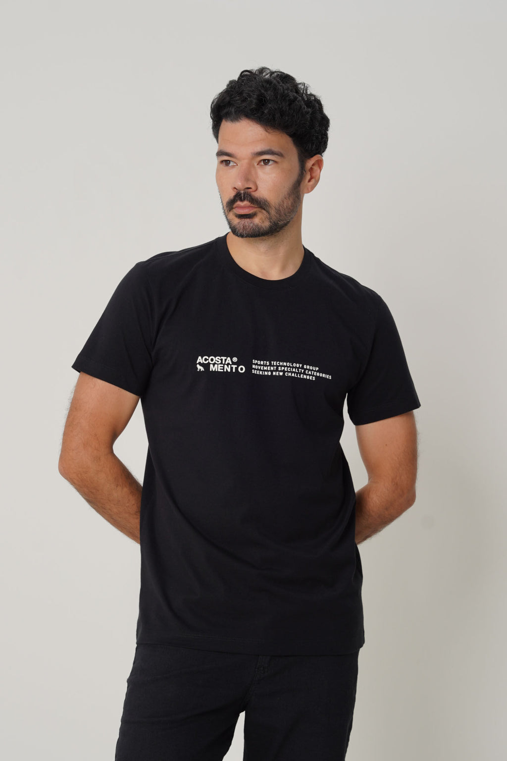 Camiseta Tech UV Movement Masculina Acostamento Preto