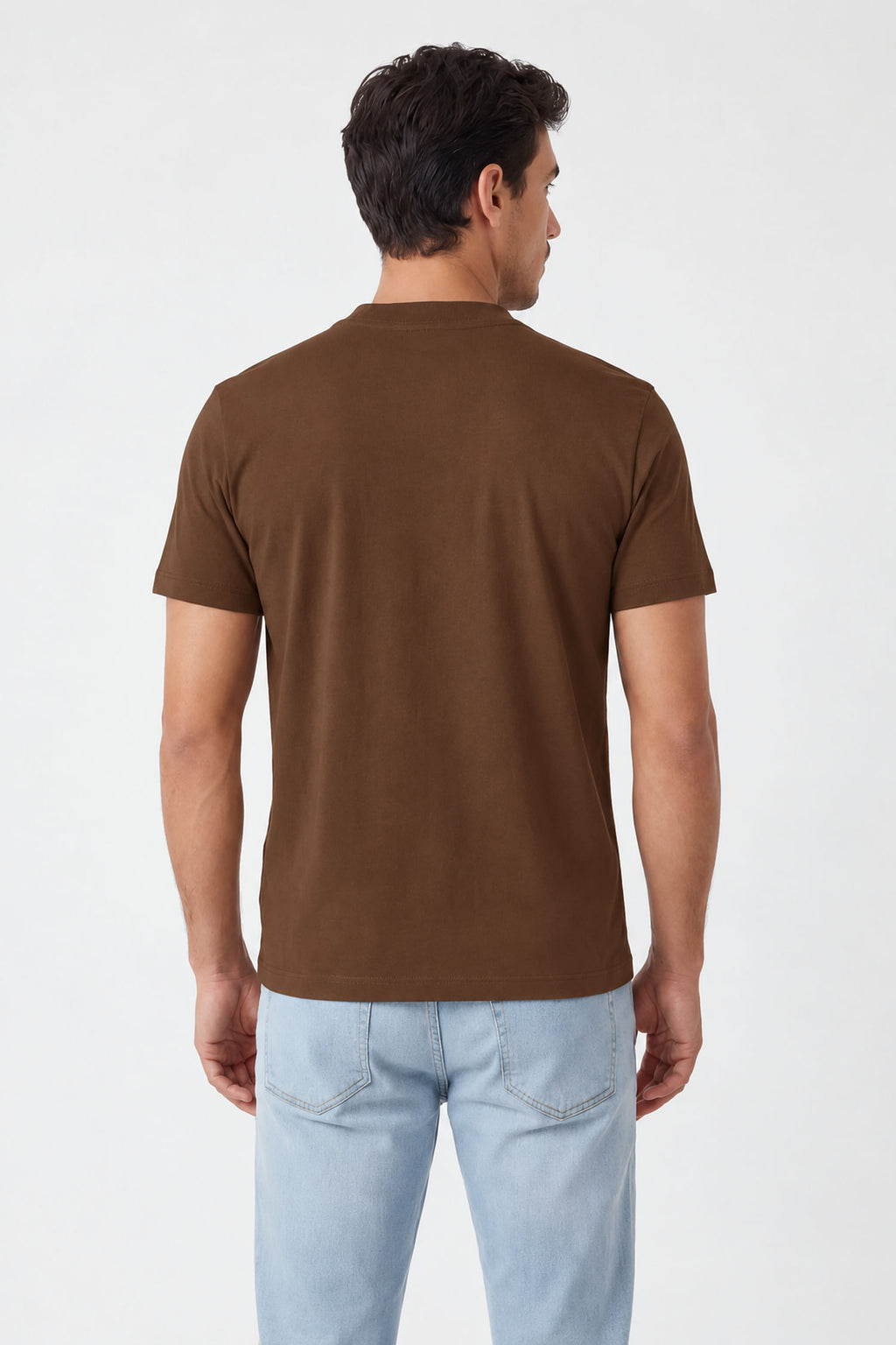 Camiseta Casual Masculina Acostamento Marrom Ipe