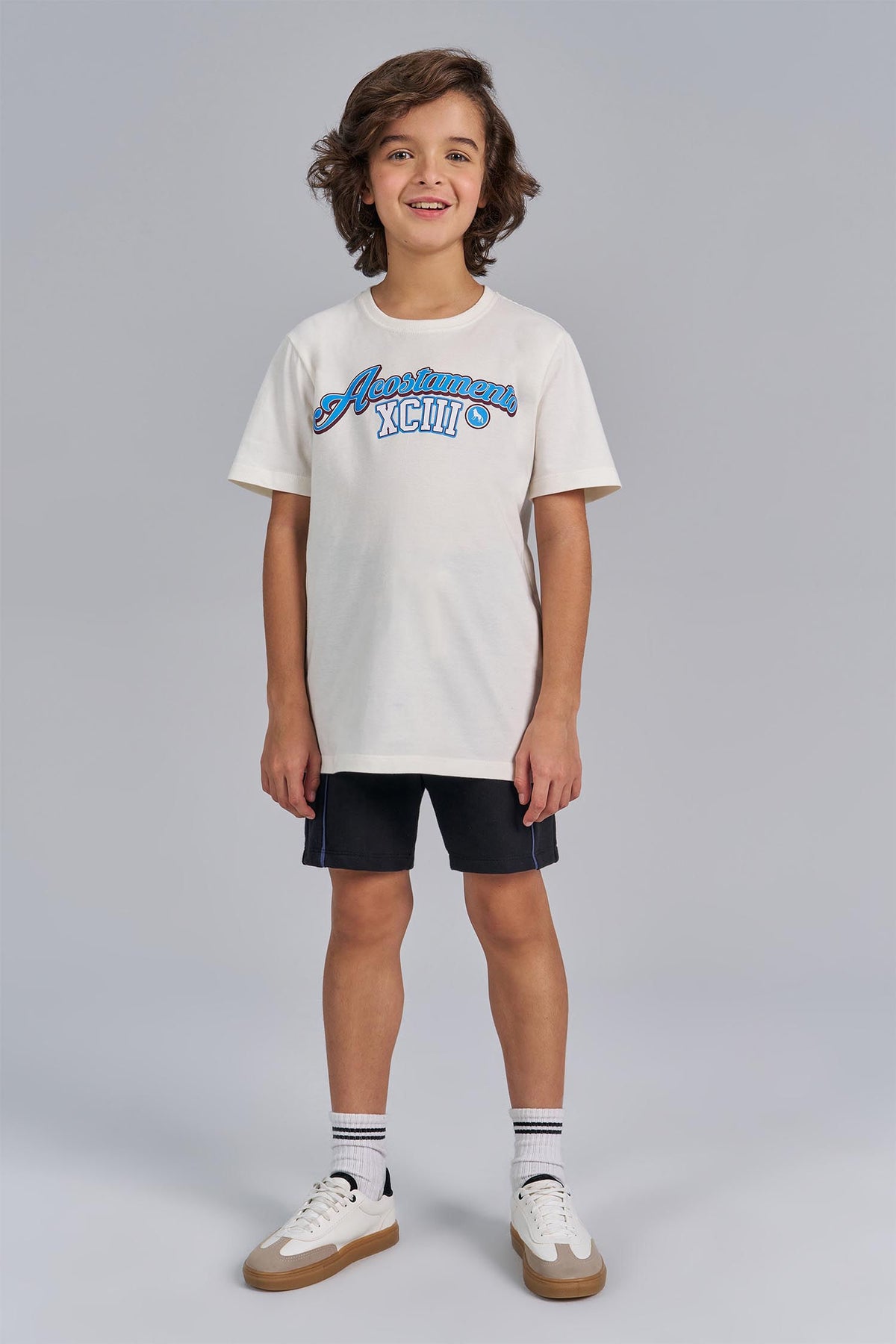 Camiseta Vintage 93 Menino Acostamento Next Off White