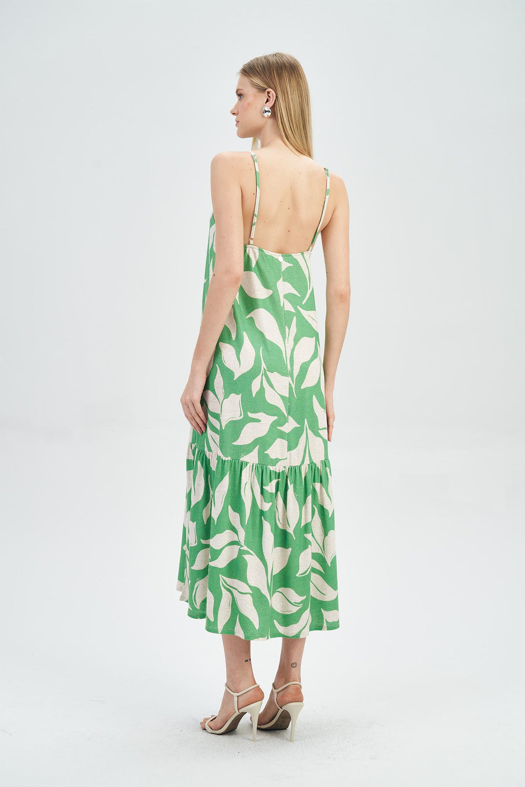 Vestido Linho Fluído Feminino Acostamento Paradise