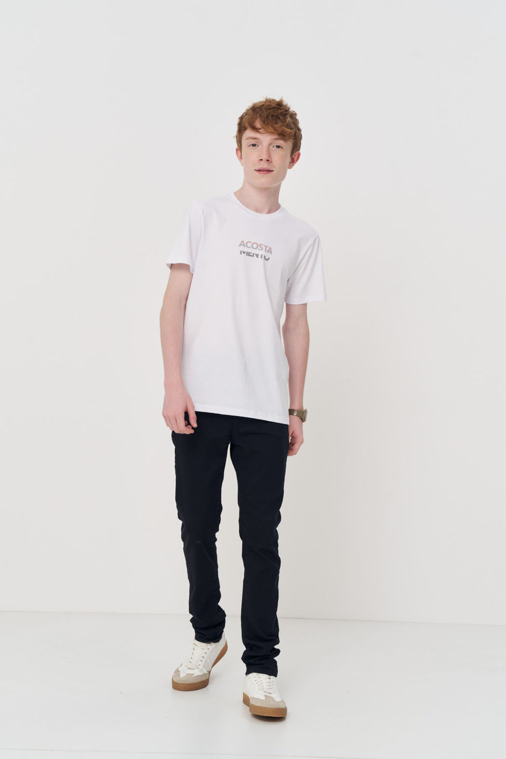 Camiseta Casual Classic Menino Acostamento Next Branco