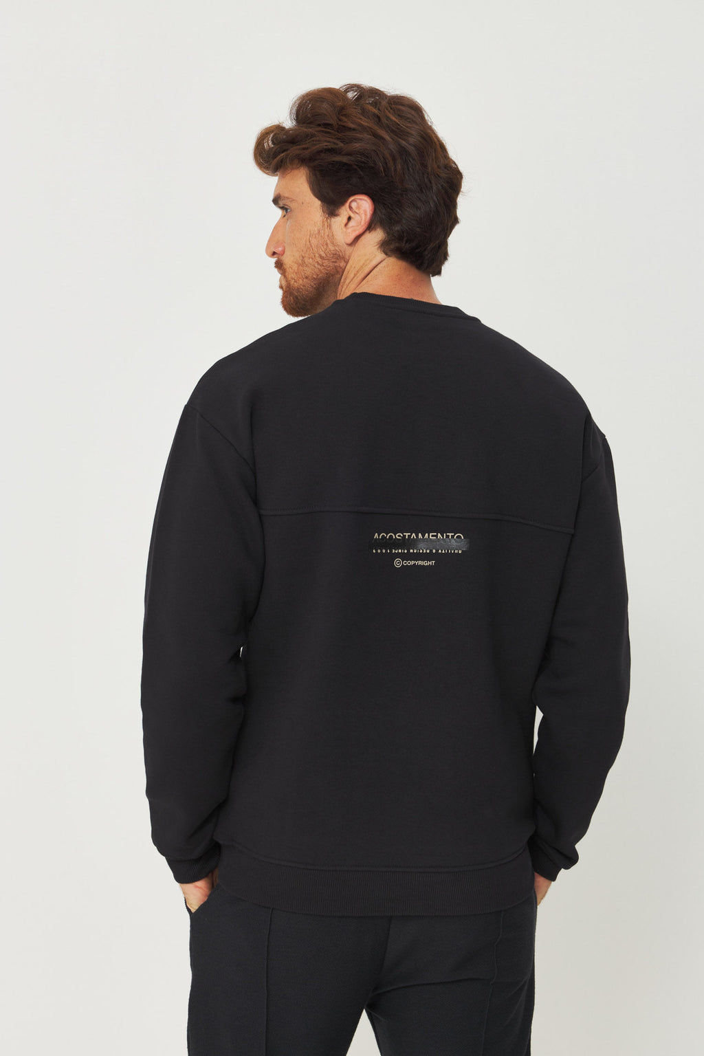 Blusão Moletom Silk Masculino Acostamento Preto