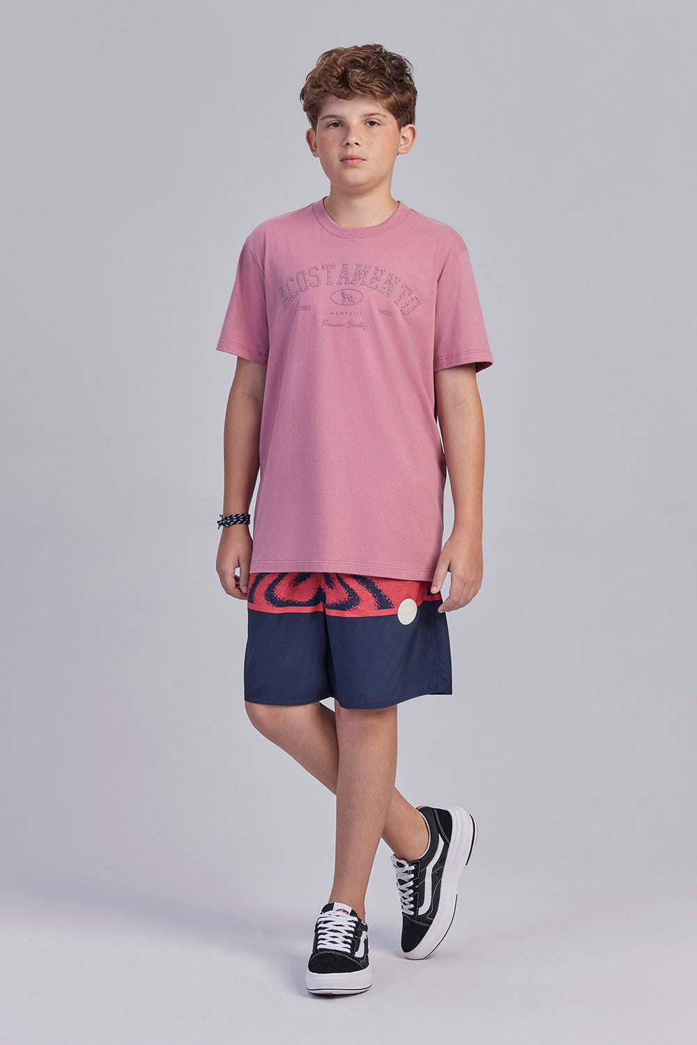 Camiseta Rachadura Menino Acostamento Next Preto