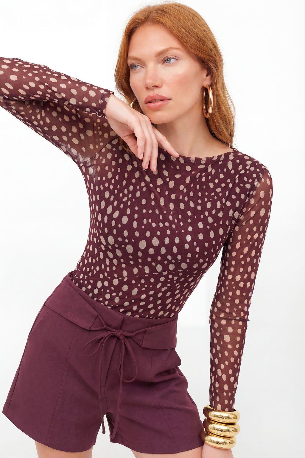 Blusa Estampada Manga Longa ACT Feminina Deep Flow