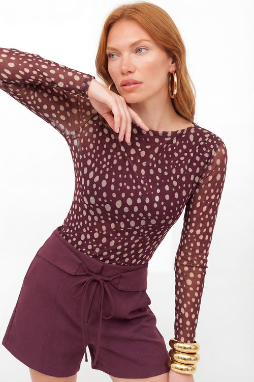 Blusa Estampada Manga Longa ACT Feminina Deep Flow