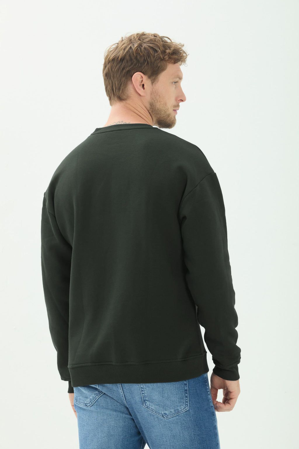 Blusão Moletom Clean Masculino Acostamento Verde Folhagem