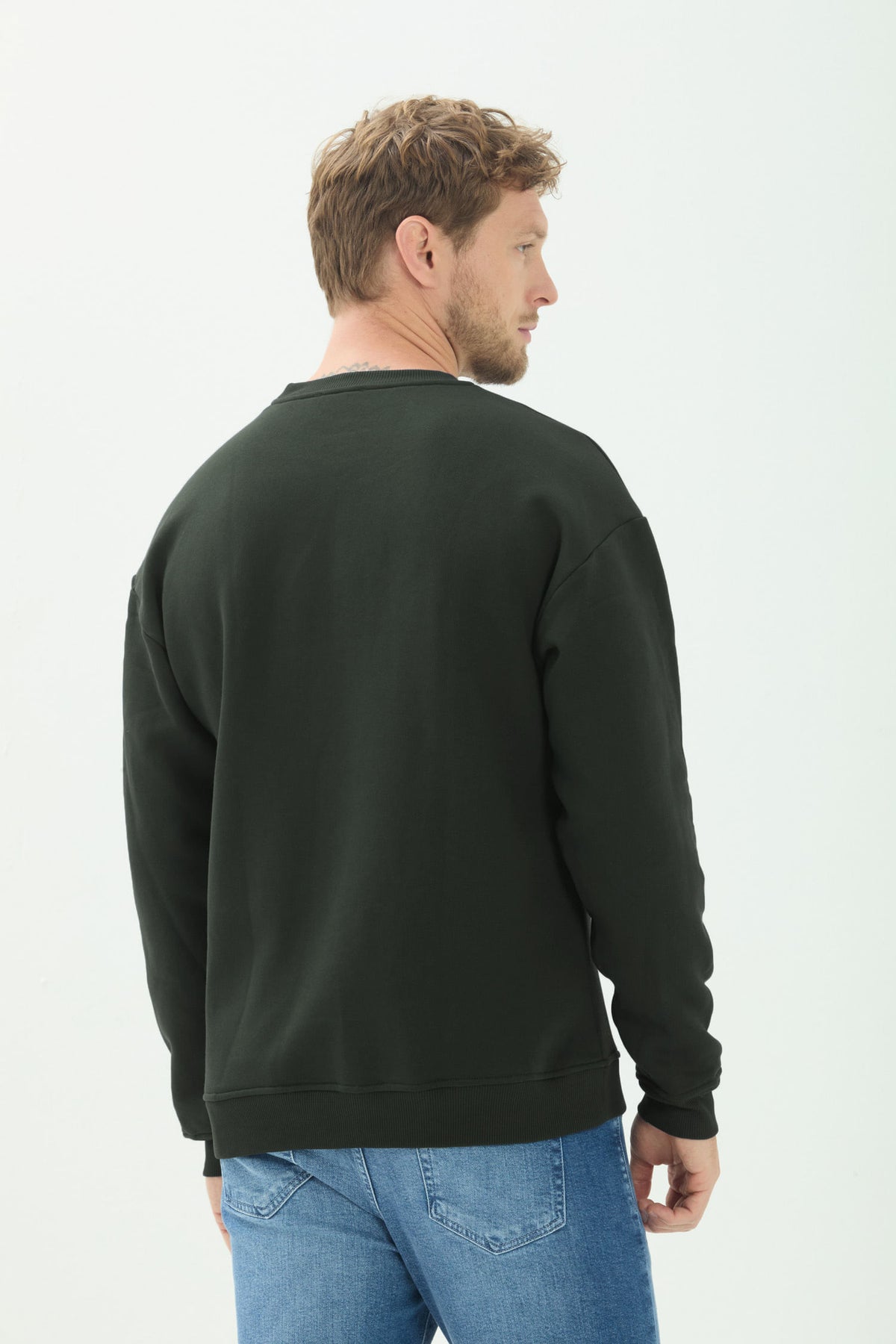 Blusão Moletom Clean Masculino Acostamento Verde Folhagem