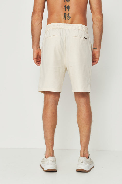 Bermuda Com Cordão Masculina Acostamento Natural