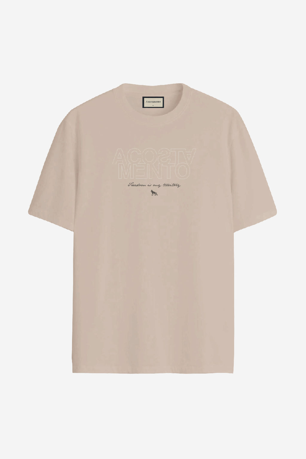 Camiseta Casual Estampada Masculina Acostamento Goanna