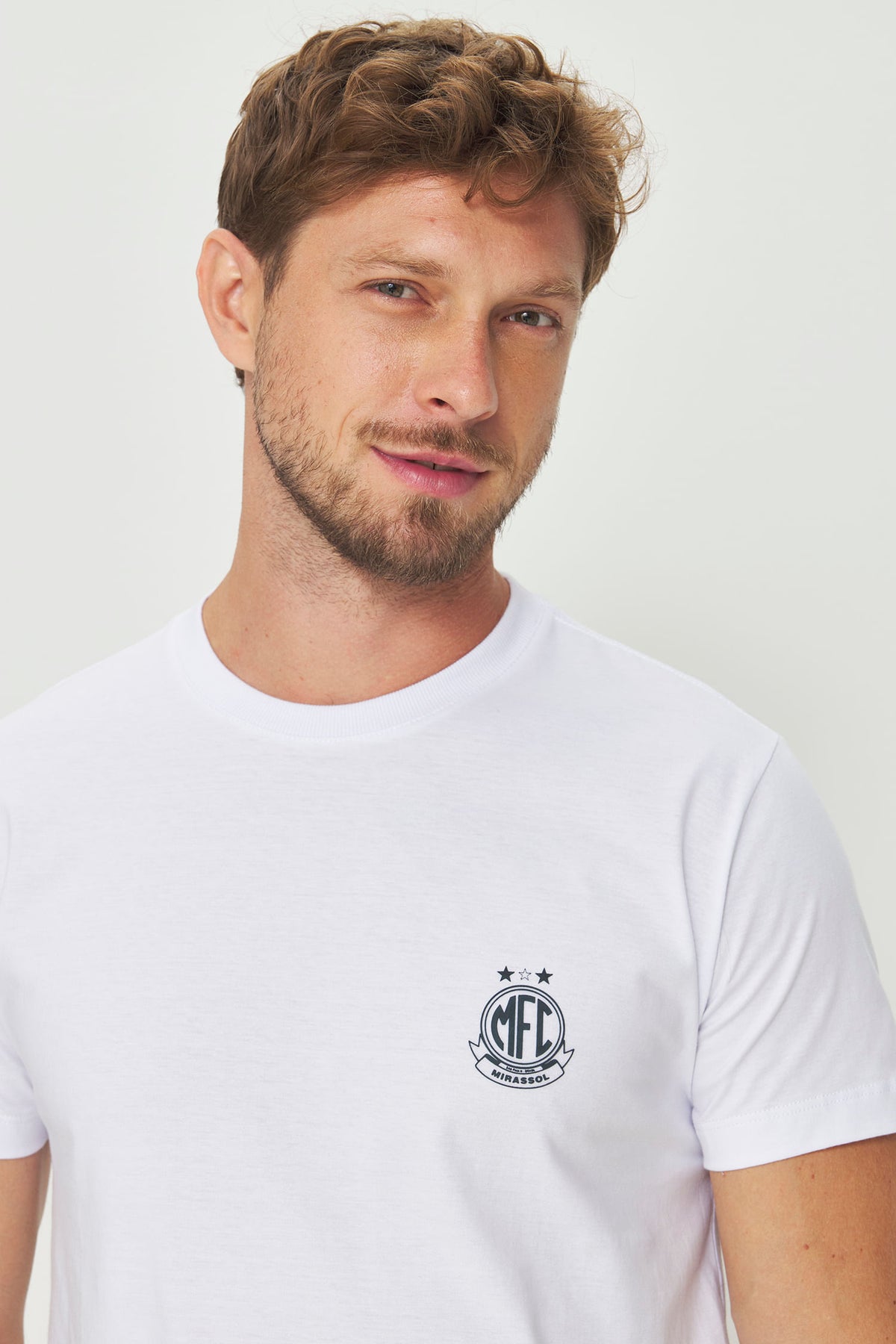 Camiseta Collab Mirassol Masculina Acostamento Branco