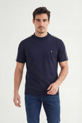 Camiseta Copa Com Frisos Masculina Acostamento Marinho