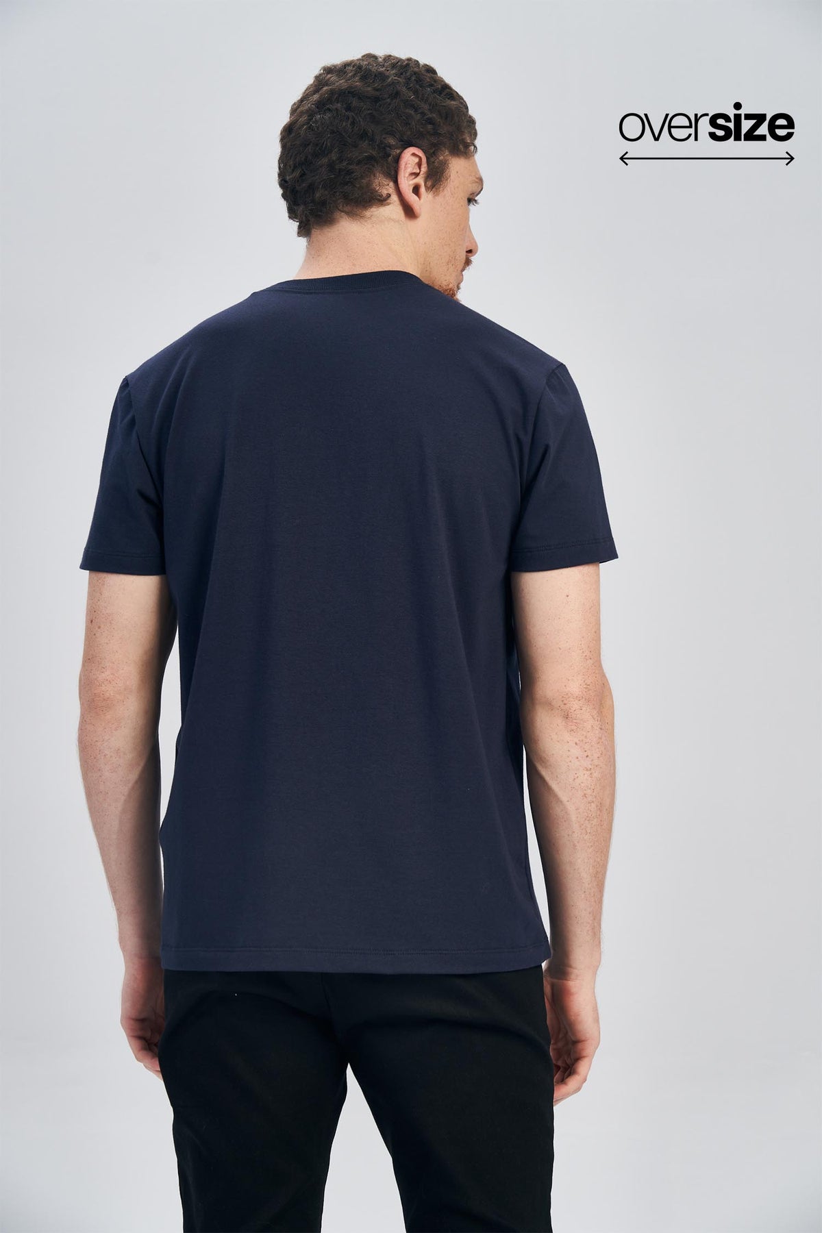 Camiseta Essential Elastano Masculina Oversize Acostamento Branco