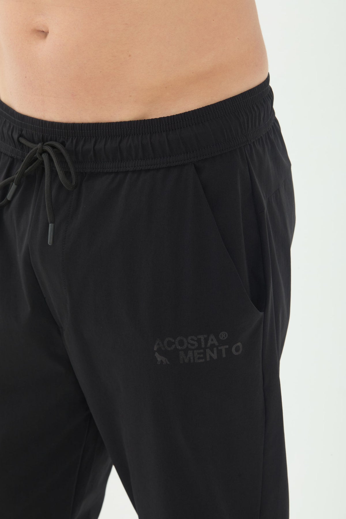 Calça Tech Esportiva Masculina Acostamento Preto