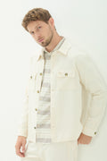 Jaqueta Overshirt Masculina Acostamento Natural