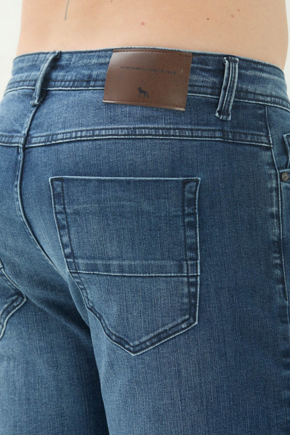 Calça Jeans Rock Thermotech Masculina Acostamento Jeans Intermediario