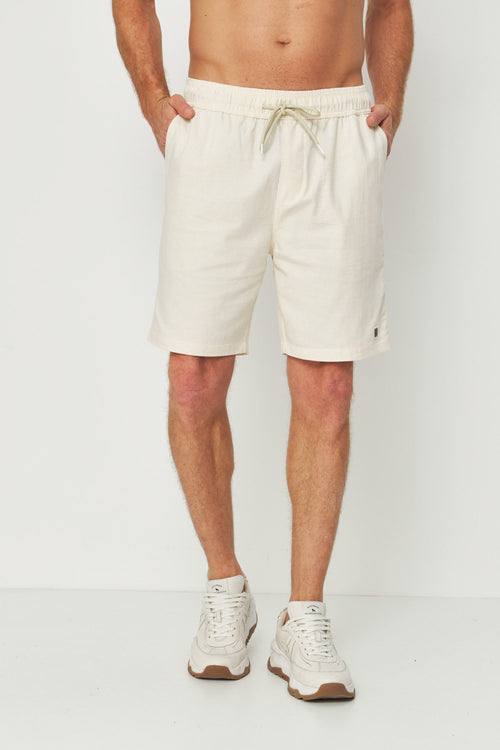 Bermuda Com Cordão Masculina Acostamento Natural