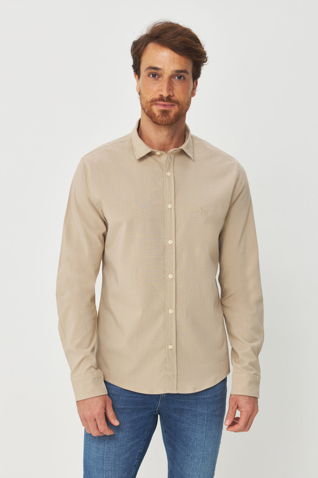 Camisa Tech Manga Longa Basic Masculino Acostamento Areia