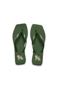 Chinelo Square Logo ACT Feminino Deep Olive