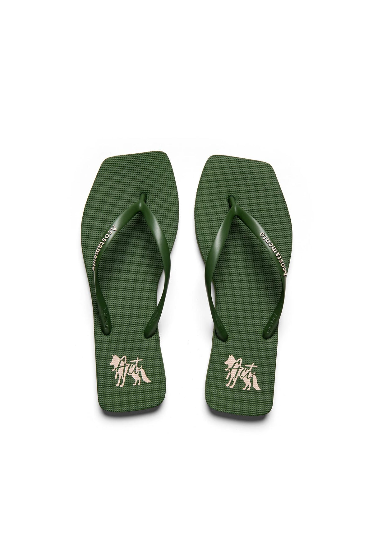 Chinelo Square Logo ACT Feminino Deep Olive