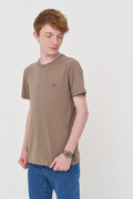 Camiseta Estampada Costas Menino Acostamento Next Capuccino