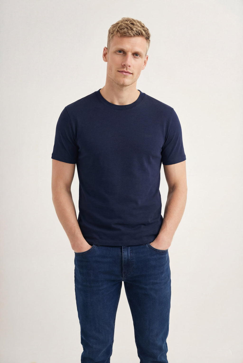 Camiseta Tech Básica Essential Masculina Acostamento Marinho