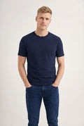 Camiseta Tech Básica Essential Masculina Acostamento Marinho