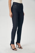 Calça Jeans Skinny Dark Feminina Acostamento Jeans Escuro
