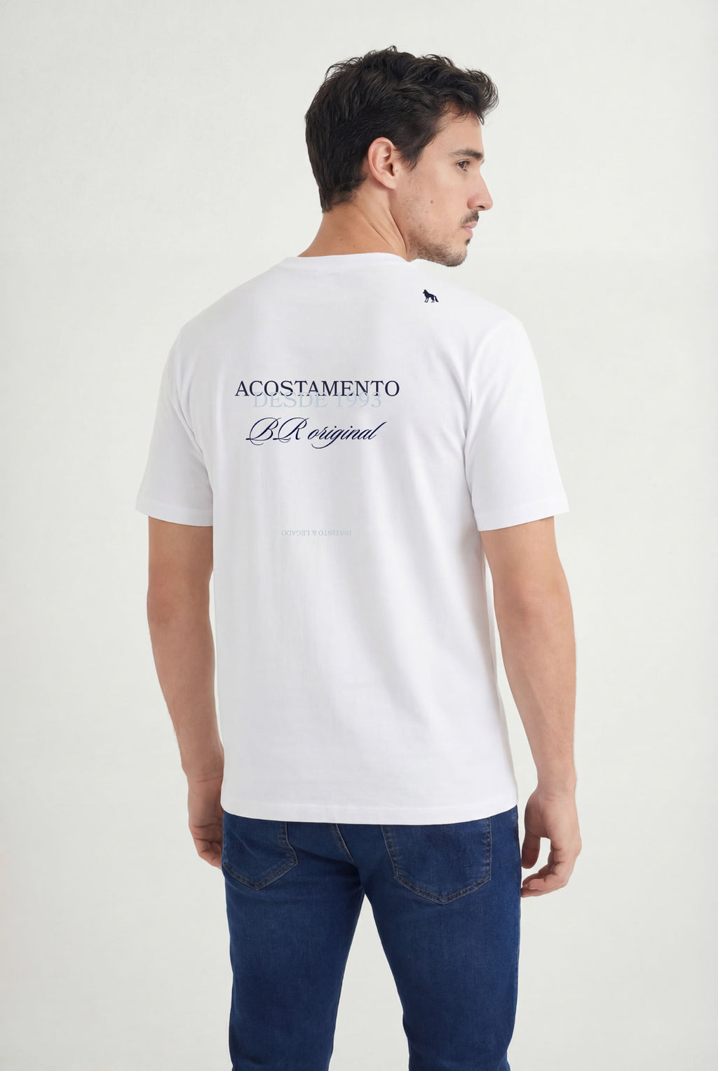 Camiseta Manga Curta 1993 Masculina Acostamento Branco