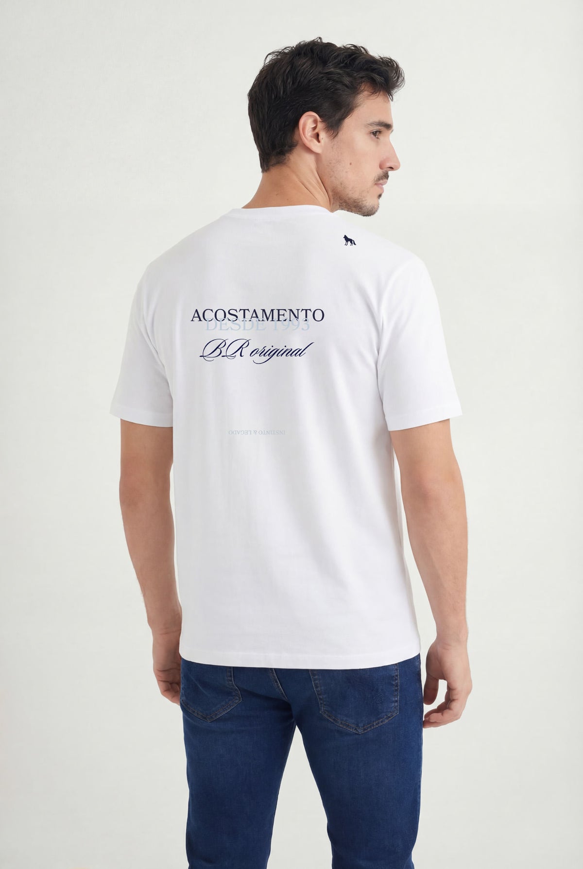 Camiseta Manga Curta 1993 Masculina Acostamento Branco