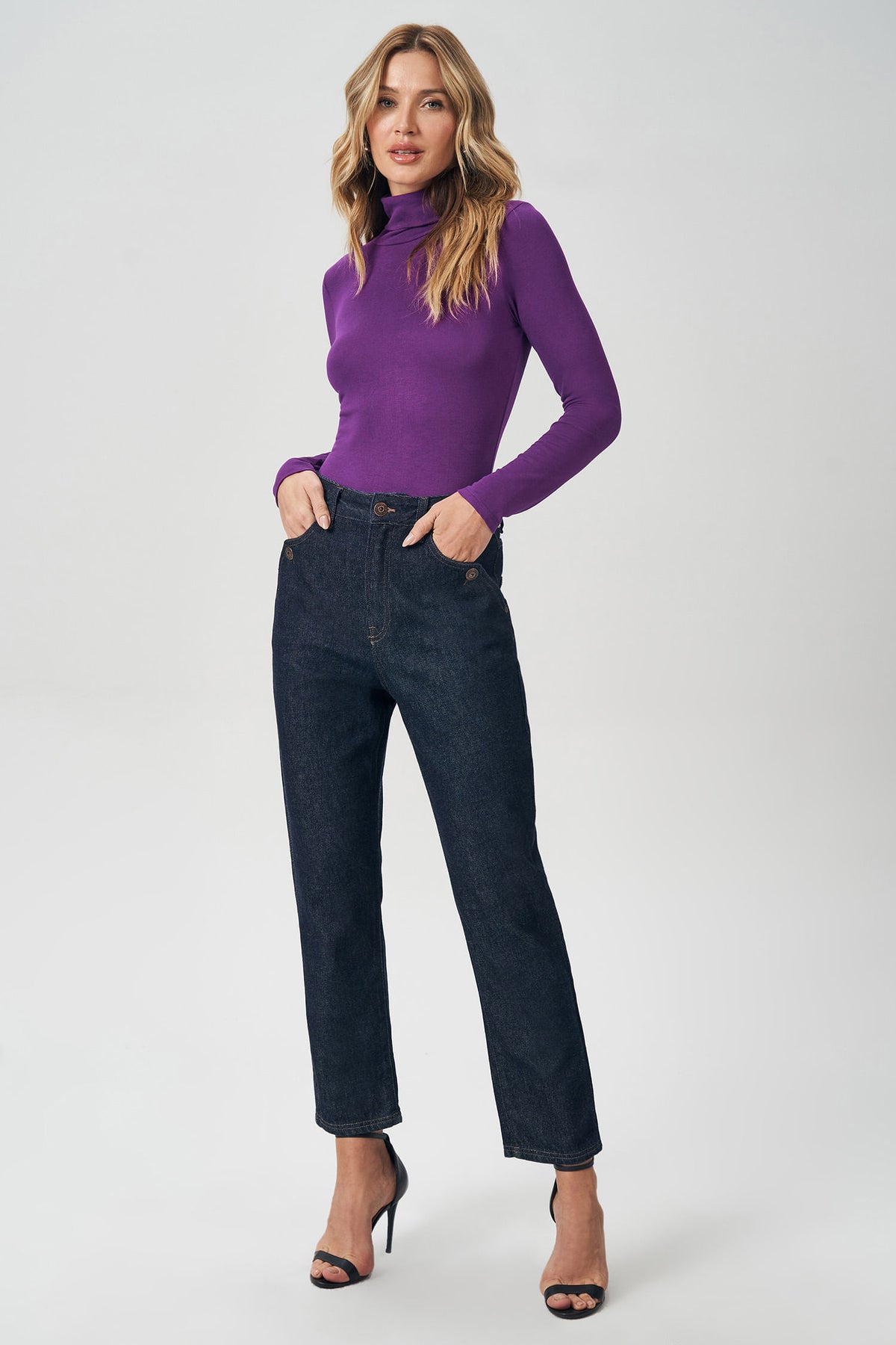 Blusa Gola Rolê Feminina Acostamento Purple