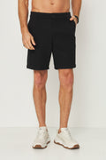Bermuda Casual Malha Masculina Acostamento Preto