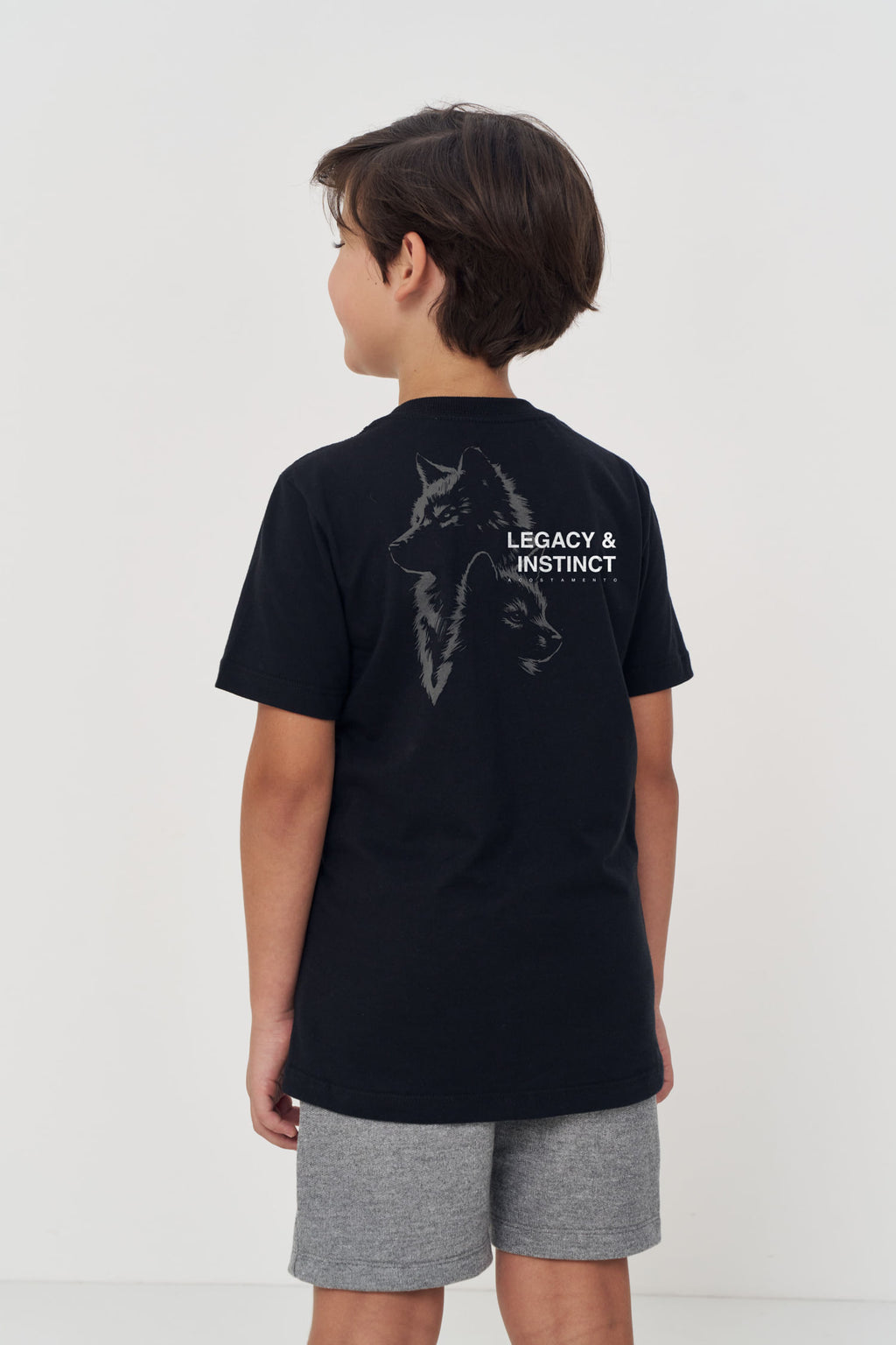 Camiseta Legacy Menino Acostamento Next Preto