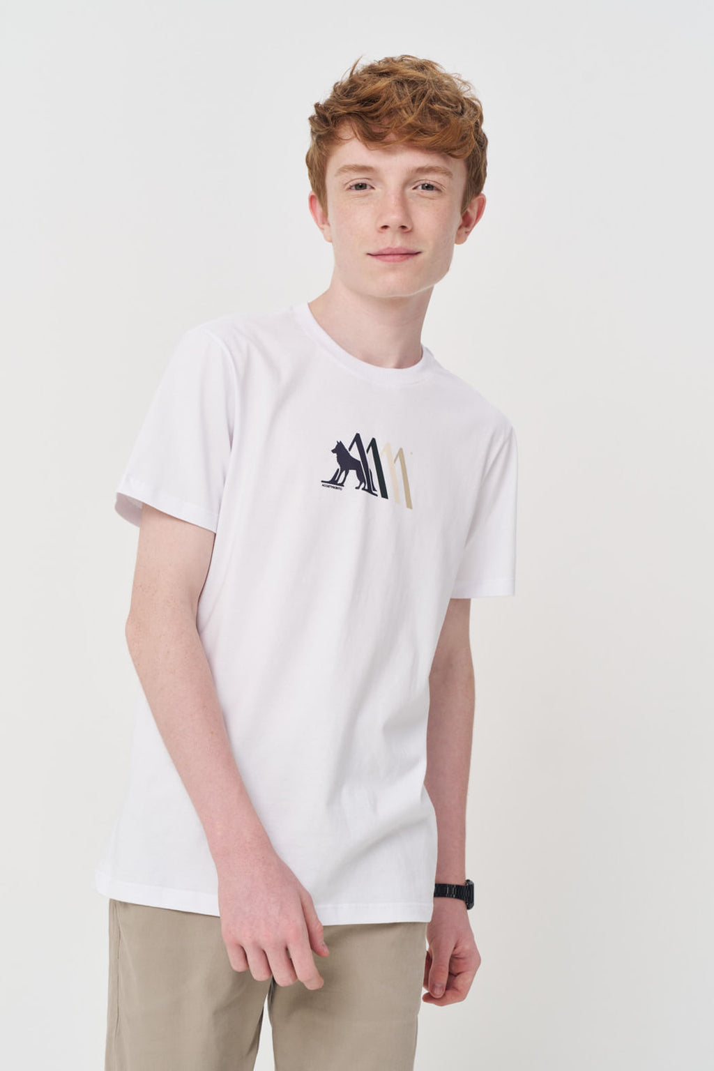 Camiseta Casual Silk Menino Acostamento Next Branco