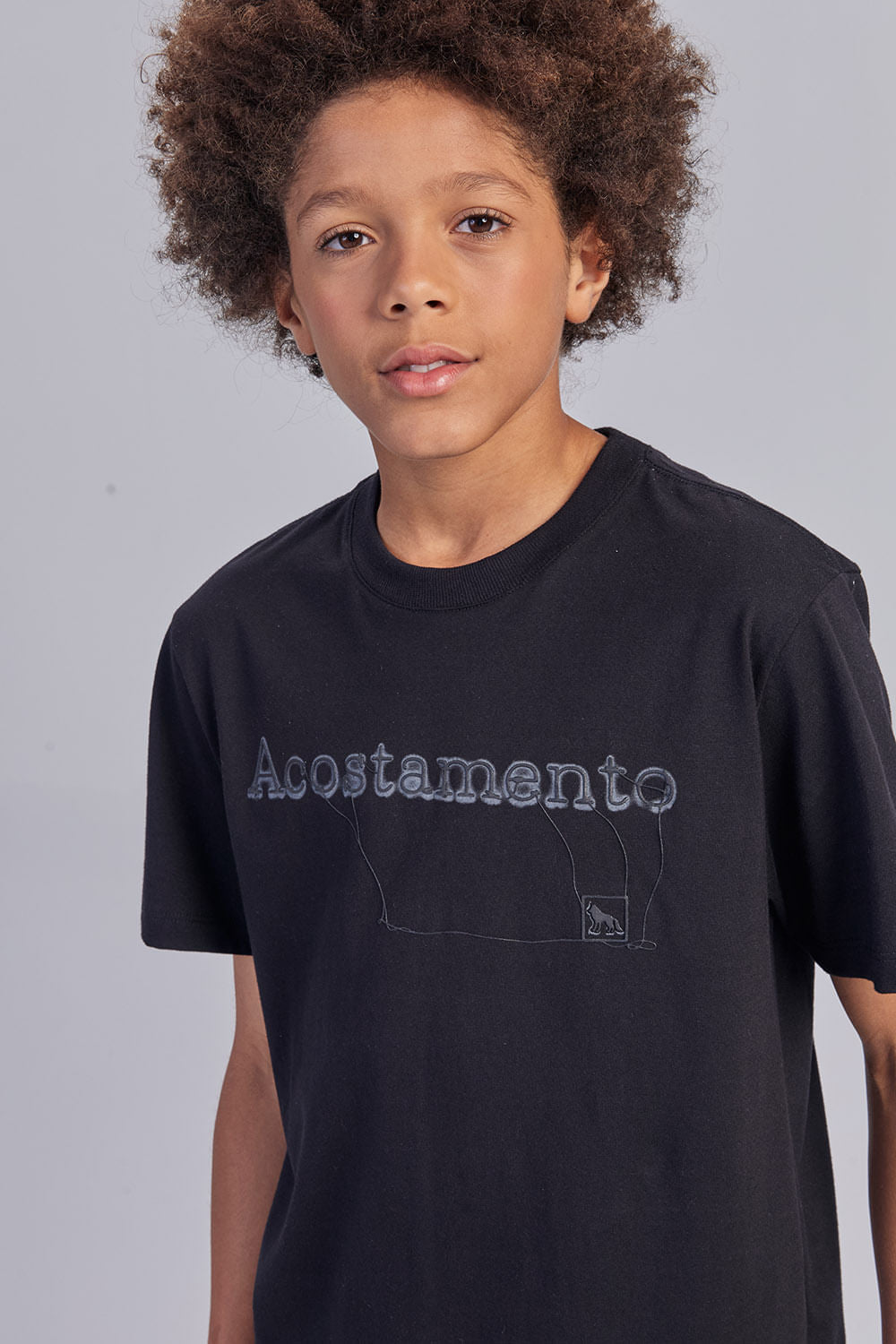 Camiseta Line Conect Menino Acostamento Next Amarelo Solar