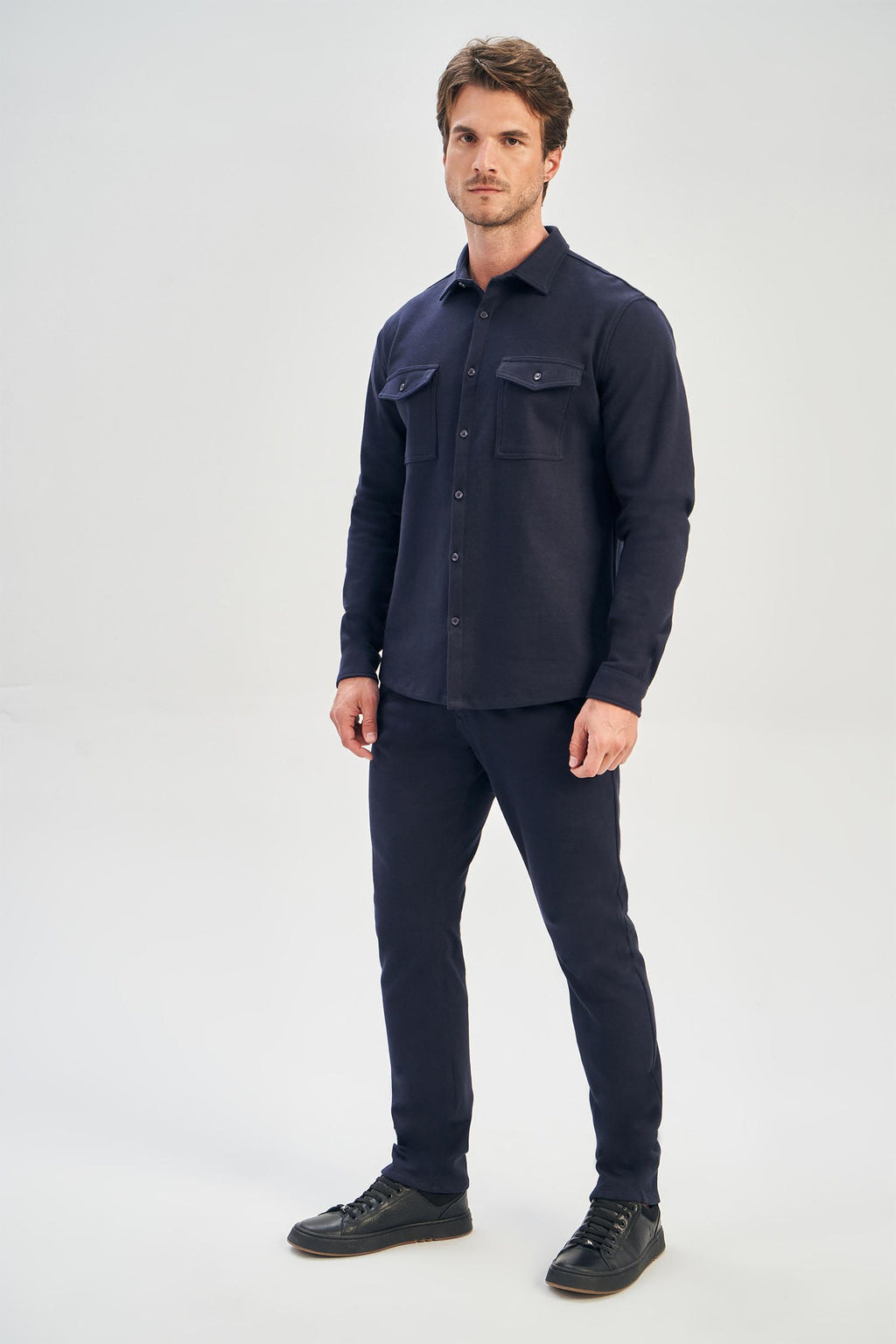 Calça Moletom Chino Masculina Acostamento Marinho