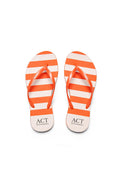 Chinelo Listrado ACT Feminino Tangerina
