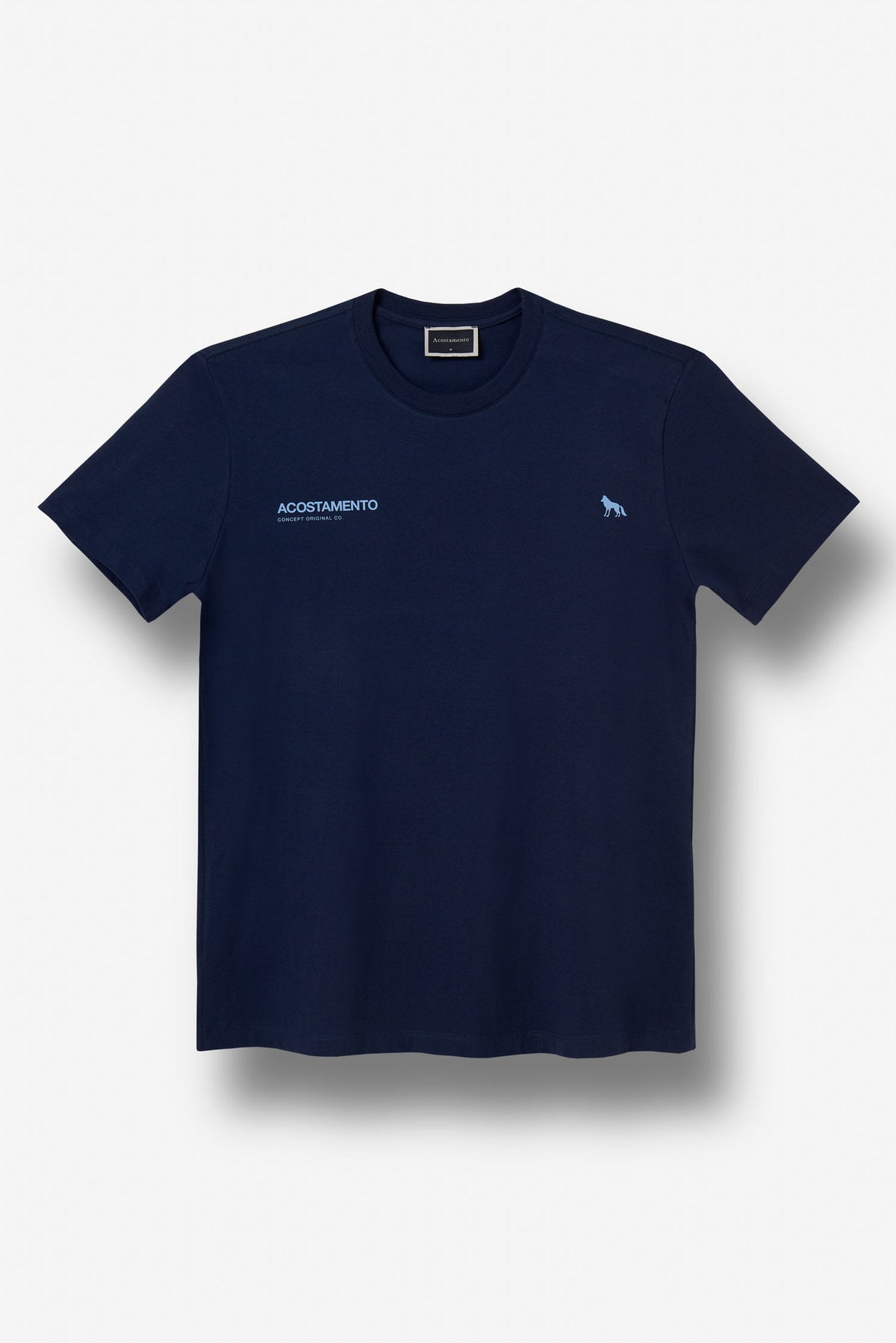 Camiseta Casual Concept Masculina Acostamento Marinho